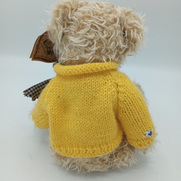 1997 Heartfelt Collectibles Bear 12"L Movable Arms & Legs Plush Stuffed Animal - Picture 7 of 12